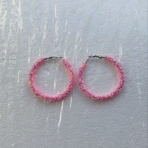 **NWOT** Hoop Bling Earrings